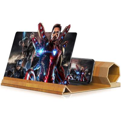 China Portable Mobile Phone Screen Magnifier 3D Amplifier Magnifying Projector Screen Magnifier For Smartphone Mobile Phone With All Mobile Phone for sale