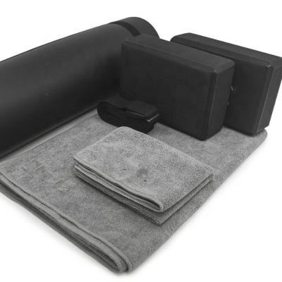 China Fitness Series Durable Modern Pilates Equipment Eva Block Yoga Mat Towel Smooth And Mat Yoga Kits for sale