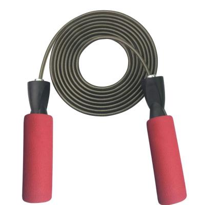 China Durable Hot Selling Black PVC Speed Jump Rope Children Jumping Jump Rope For Fitness Exercise for sale