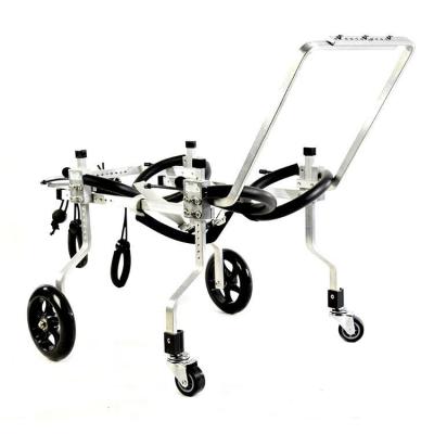 China Disabled Adjustable Dog Wheelchair Walker Wheelchair Cart For Elder for sale