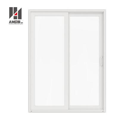 China Sliding High Quality Durable House Kitchen Hotel Balcony Grill Grat Interior, Plastic S Panels Tempered Frosted Glass PVC U Sliding Door for sale
