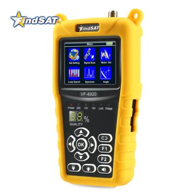 China Satellite Finder 2021 (FindSAT VF8920) Signal Meter with Spectrum for sale
