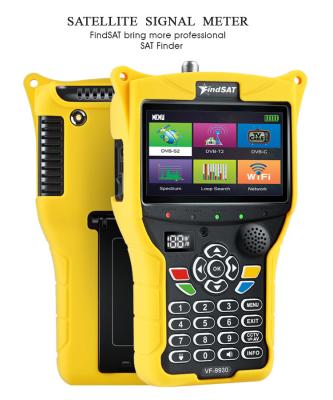China 2022 Satellite Finder Meter ( FindSAT VF9930 Pro CCTV+AHD/TVI/ CVI ) DVB-S2+T2+C combo TV receiver Spectrum Analyzer for sale