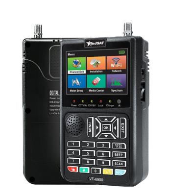China Satellite Finder Meter DVB-S2+CCTV+8MP AHD /CVI/TVI Receiver Spectrum Analyzer for sale