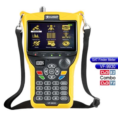 China Satellite Finder Meter DVB-S2+T2+C combo+CCTV+8MP AHD /CVI/TVI Receiver Spectrum Analyzer for sale