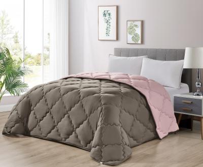 Cina Bicolore Microfibra Hypoallergenic Scatola cucita Reversibile Polyester Quilt Factory in vendita