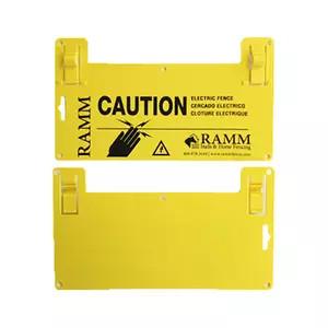 China 55g cerca eléctrica Warning Sign en venta