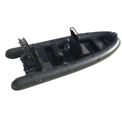 China High Speed 18ft Ultralight/Durable Orca Family Rhib560 Hypalon/PVC Rigid Aluminum Inflatable Boat For Sale for sale