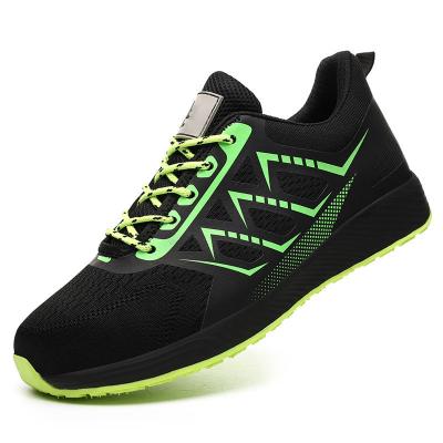 Κίνα Εναίσημα ιπτάμενα πλεξίματα Kevlar Steel Toe Βιομηχανικά παπούτσια ασφαλείας για κυρίες προς πώληση