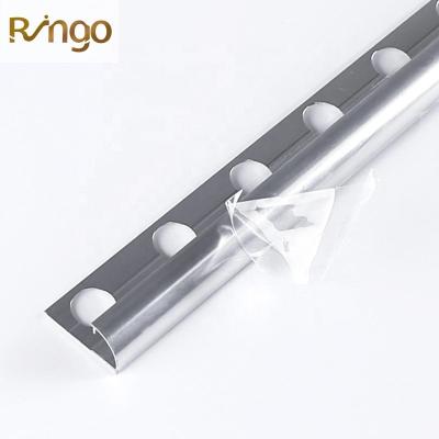 China Modern Made in China Foshan Ringo Design Tile Accessories Metal Aluminum Ceramic Corners Factory Direct Modern Home Tile Trim Profiles for sale
