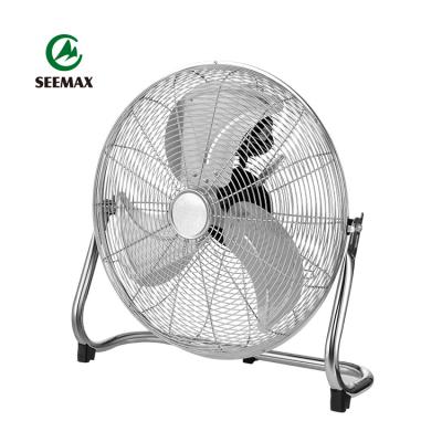 China Hotel High Speed Electric Oscillating Fan 12 16 18 20 Inch Industrial Metal Floor Fan for sale