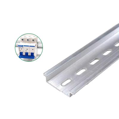 China Aluminio 35 mm x 7,5 mm C45 DZ47 Rompehielos Din Bloques de terminales de ferrocarril Accesorios en venta