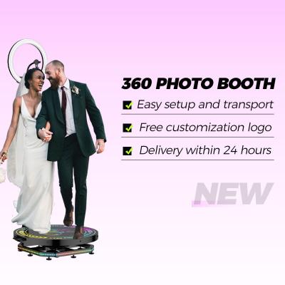 China Hotel Metro Station Shopping Mall Selfie 360 Booth Stand Video Booth 360 Degree Auto Camera Photobooth 360 Photo Booth for sale