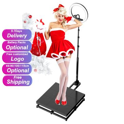 China Smart Portable 360 Photo Booth Automatic Photo Booth Hotel Metro Station Mall 360 Photo Booth Automatic Operation 360 Machine for sale