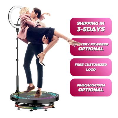 China Adjustable 360 Photo Booth Selfie Photo Booth Wireless Speed Photo Booth Hotel Subway Station Mall 360 Control Adjustable Selfie Photo Booth for sale