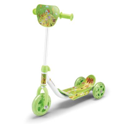 China Redesigned Cute Kids Big Wheels Safety Pedal Kick Scooter For Childhood Childhood Colorful for sale