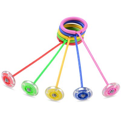 China Sports Toys 2018 New PVC Wheel With One Leg Jump Outdoor Fitness Colorful Lightweight Instant Jump Ball for sale