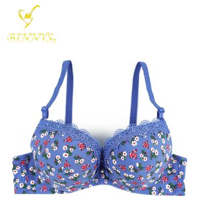 China BINNYS Canton Breathable Top Selling Nylon Spandex Wholesale 40b Push Up Bandage 34b Bra for sale