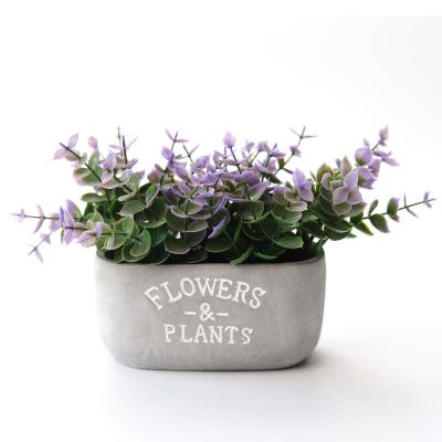 China Beautiful Colorful LFL artificial bonsai succulent pot plant amazon hot sale office home decor artificial plants customized pattern for sale