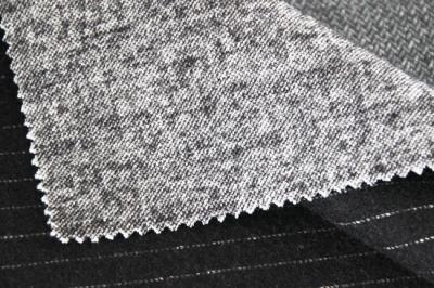 China Twill Weave Pattern Lightweight Striped Wool Fabric 45% Wool / 55% Polyester for sale