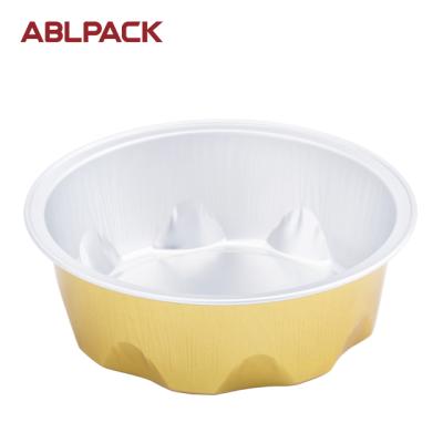 China Disposable Aluminum Foil 100ML Square Container Microwavable With Sealable Lid Bakery Food Grade for sale