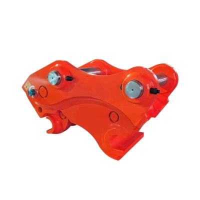 China Construction works Excavator Attachment Mounted Quick Hitch Coupler Locking Hydraulic Double Quick Hitch For 0.8ton-45ton Excavator for sale