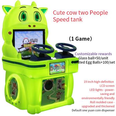 Cina Cow Coin Mall Robot per bambini: due giocatori Speed Chariot Racing Game Machine per la casa in vendita