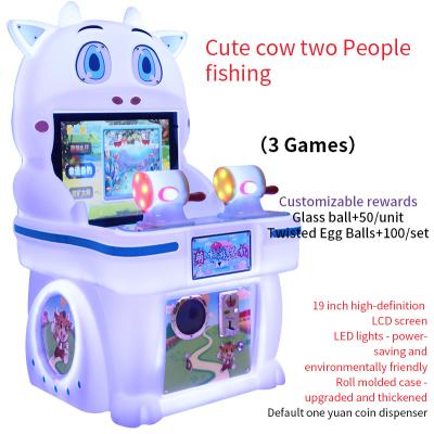 Chine machine à vendre de jeux à pièces de monnaie Machine de pêche à deux personnes à vendre
