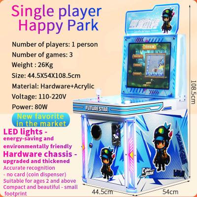 China Single Player Happy Amusement Park Game Arcade Game Machine Video Game Coin Logistics Tracking for sale
