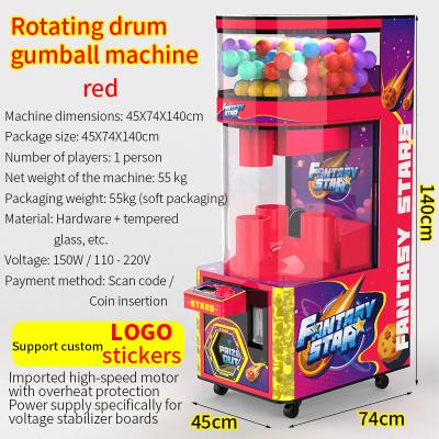 China Red Lucky Dino Coin-operated Automatic Toy Dispensing Arcade Game Machine (100mm) for sale