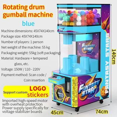 China Blue Lucky Dino Coin-operated Automatic Toy Dispensing Arcade Game Machine (100mm) for sale