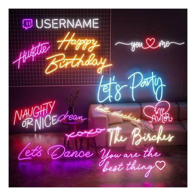 China Custom Custom Style LED Neon Signs Light For Wedding Party Home Decor Customize Store Light Neon Sign Bar Logo Neon Sign Up Letters for sale