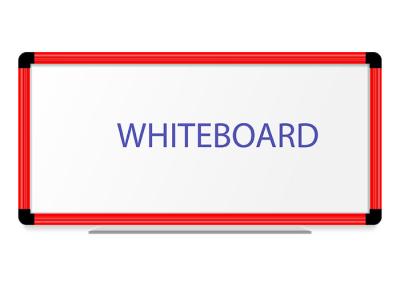 Chine Double tableau blanc magnétique fixé au mur latéral sur le cadre d'aluminium de calendrier mural à vendre