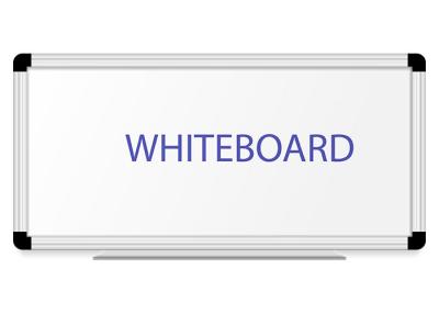 Chine Grand panneau blanc magnétique vertical, cadre magnétique en bois de tableau blanc à vendre