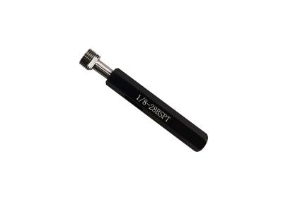 China 1/8-28 BSPT Thread Plug Gauge para vedação e conexões mecânicas em aplicações britânicas padrão à venda