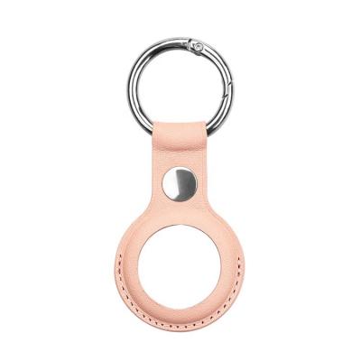 China Round Carabiner Leather By AirTag Finder China Main Products Chain Leather Used For Round Carabiner Leather By AirTag Finder for sale