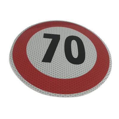 China Safety Speed Traffic Warning Sign OEM ODM ODM Services Reflective Film High Efficient Solar Speed Limit Flashing Sign for sale