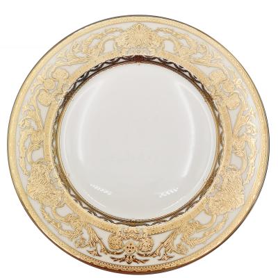 China Sustainable Luxury Fine Bone China Dinner Dishes Elegance Fine China Dish Sets for sale
