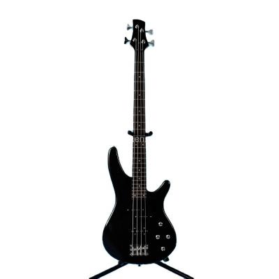 China Good Quality Color Materials ZLG 4 String Environmental Ib Bass Electric Bass For Sale Metallic Black New Product for sale