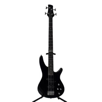 China Environmental Outstanding Cheap Price 4 String Bass For Sale Electric Black Color ZLG Materials Fast Shipping for sale