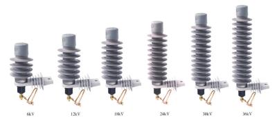 China Polymeric housed lightning arrester without Gaps Nominal Discharge Current 10KA for sale