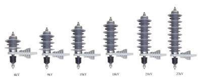 China Antipollution Housed lightning arrester without Gaps Nominal Discharge Current 5KA for sale