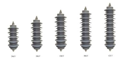 China Antipollution Housed lightning arrester without Gaps Nominal Discharge Current 10KA for sale