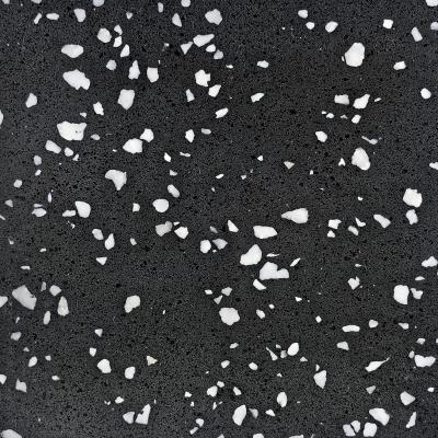 China Modern Classic Black Inorganic High Strength Terrazzo for sale