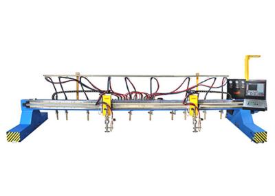 China Multi - Head Gantry Flame CNC Gas Cutting Machine For H Beam Single Drive / CNC Metal Cutting for sale