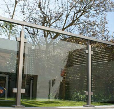 China Modern YL Most Purchased Stainless Steel Glass Fencing Exterior Glass Balcony 316 Balustrade Post for sale