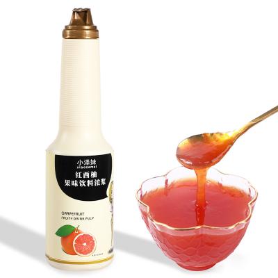 China Natural Pure Natural Light Juice Concentrate For Drinks Sweet Red Grapefruit Smoothie for sale