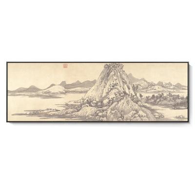 China Good Quality Realistic Chinese Traditional Abstract Landscape Ink Wash Natural Landscape Paintings for sale