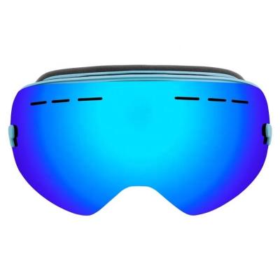 Chine Couleur des lunettes de neige Les lunettes de ski avec 3 couches de mousse et les lentilles de couleur personnalisées à vendre