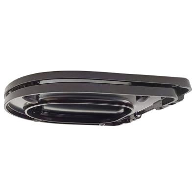 China Bofan Modern Sole OEM Urea Duroplast UF Glossy Black Toilet Seat With Soft Close Function for sale